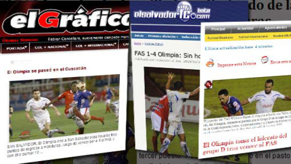 Olimpia se lleva elogios en El Salvador