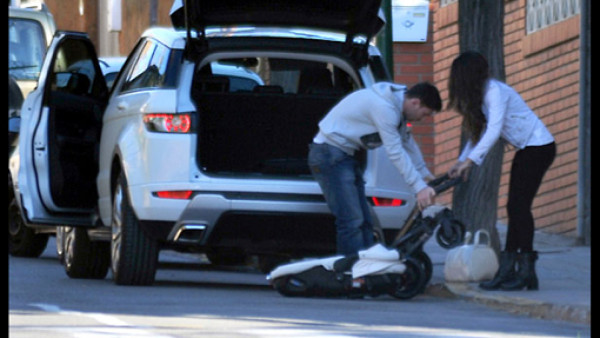¡Primeras imágenes de Messi en su rol de papá!