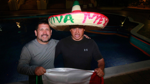 Aficionados mexicanos comenzaron a llegar a San Pedro Sula