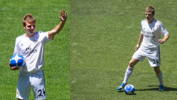 Illarramendi fue presentado en el Bernabéu