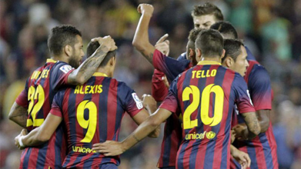 Sin Messi, Barcelona golea al Valladolid