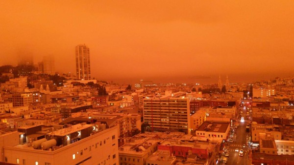 Impactantes fotos: Los cielos de San Francisco parecen una imagen de Apocalipsis
