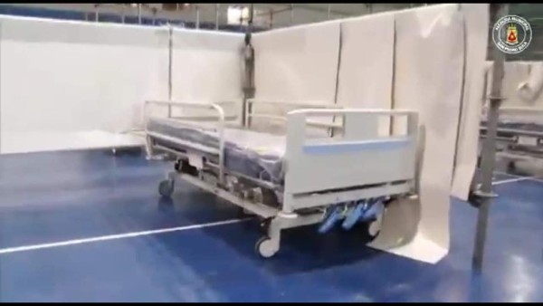 Gimnasio Municipal de San Pedro Sula es equipado para atender pacientes de coronavirus