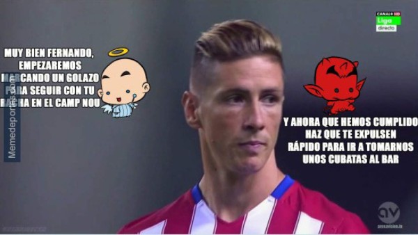 El Barcelona y el 'Niño' Torres fusilados con los memes