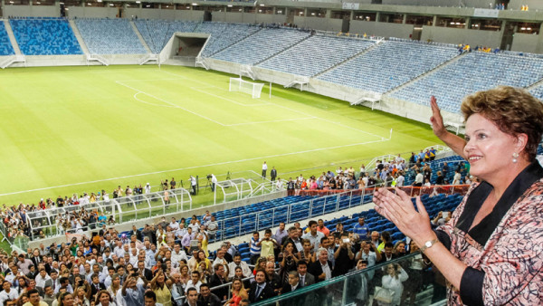 Rousseff inaugura el séptimo estadio para el Mundial de Brasil 2014