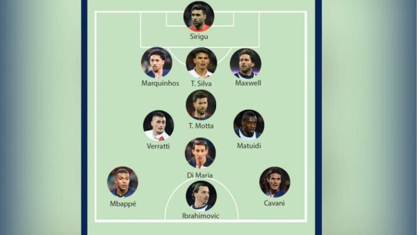 ¿Y Neymar? Polémica en el mejor 11 de la década del PSG, según France Football