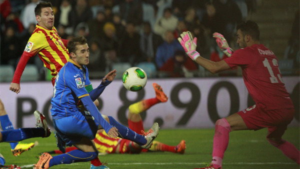 Messi pone al Barça en cuartos de Copa del Rey