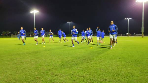 Selección de Honduras realizó su último entrenamiento para enfrentar el amistoso ante Colombia