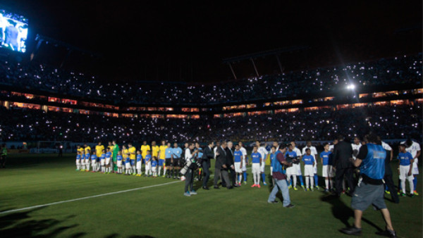 VIDEO: El espectáculo previo al Honduras-Brasil en el Sun Life