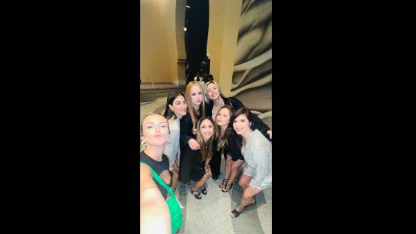 Las esposas de los jugadores de la Albiceleste previo al duelo ante Croacia.