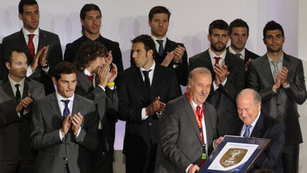 Homenaje para España por el campeonato del mundo