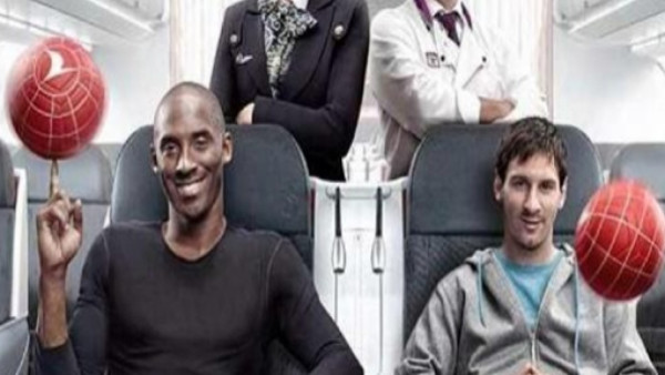 Messi y Bryant pelean por conquistar a un aficionado en anuncio