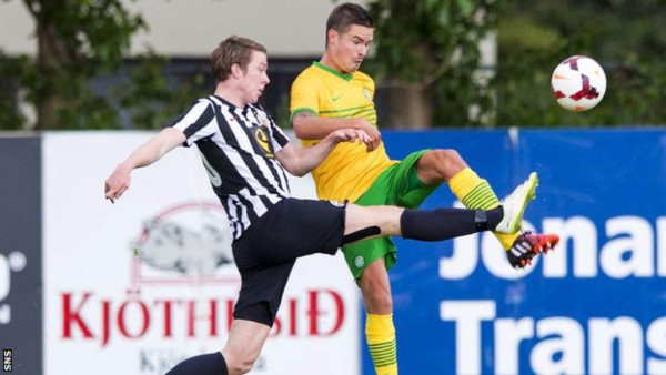 Con Emilio Izaguirre, Celtic ganó en Islandia en fase previa de Champions