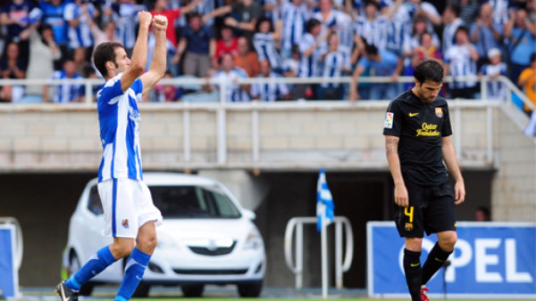 Barcelona da tropezón con la R. Sociedad