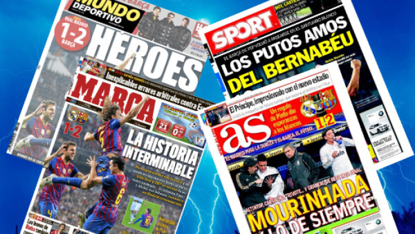 'Los pu... amos del Bernabéu'