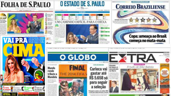 Prensa de Brasil: 'El hexacampeonato no está tan fácil”