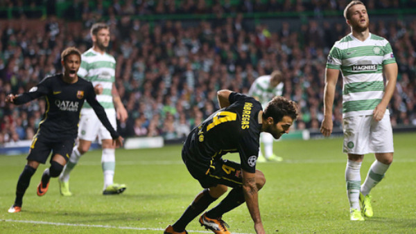 Celtic cayó ante Barcelona en Glasgow