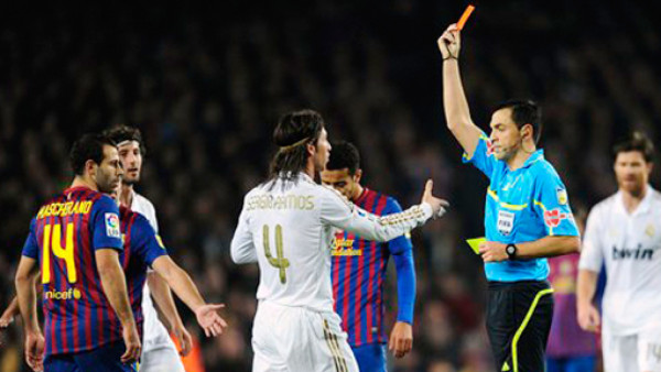 Sergio Ramos, el jugador más expulsado en la historia de Real Madrid