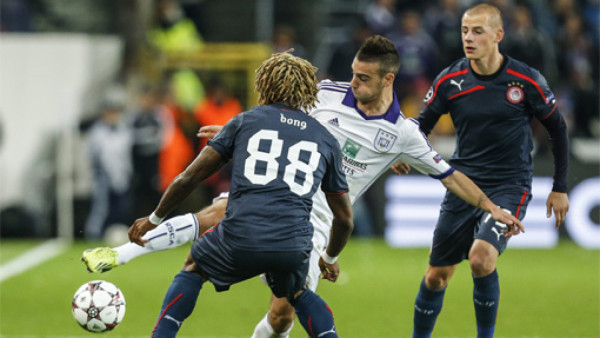 Sin Najar, Anderlecht cae en casa ante el Olympiacos