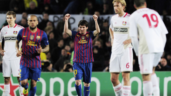 Un Messi celestial liquida al Leverkusen