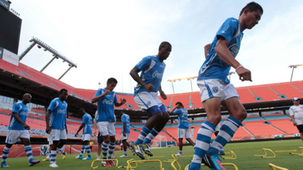 Honduras ensayó en el Sun Life Stadium