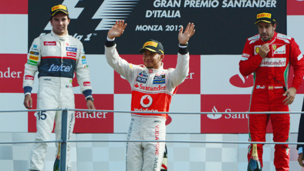 Hamilton conquista el Gran Premio de Italia