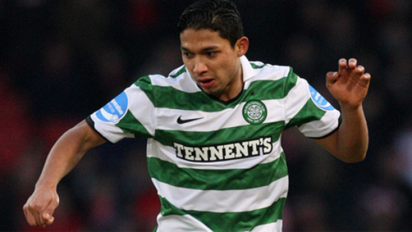 Emilio Izaguirre villano en el Celtic