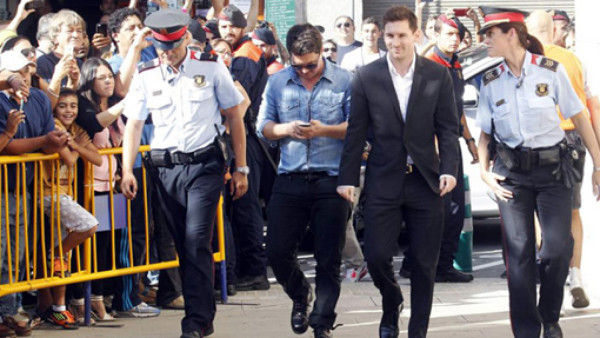Lionel Messi declaró por supuesto fraude al fisco español