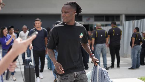 Rubilio Castillo, delantero de Motagua, viene de anotar un doblete ante Génesis FC.