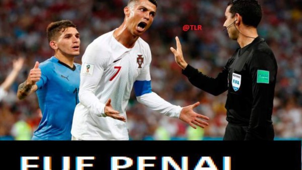 Así se burlan de Cristiano Ronaldo por la eliminación de Portugal del Mundial