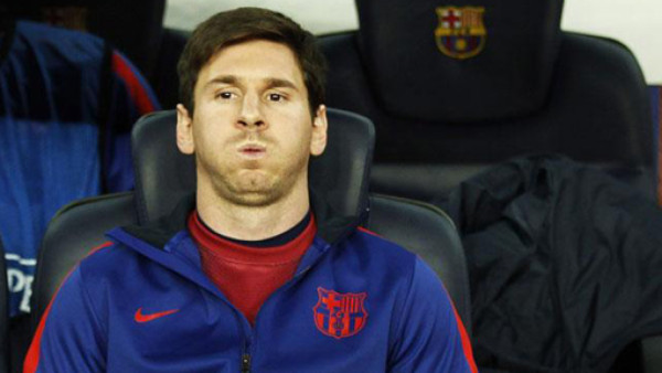 Messi solo jugó 21 minutos ante Betis por lesión