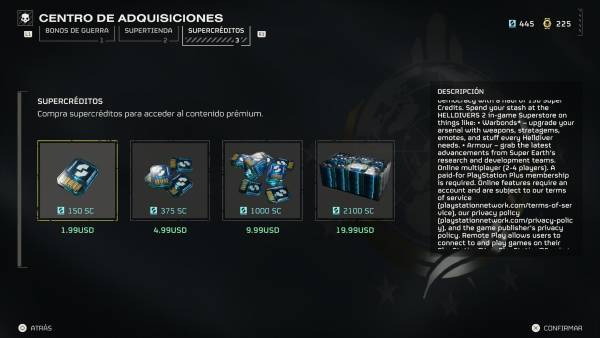 [Guía] Helldivers 2: tres formas para obtener Supercréditos