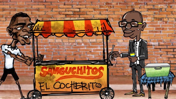 DIEZ CÓMICS: Carlo Costly llega a pedirle consejos a Darío Welcome