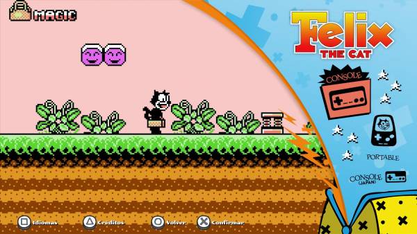 En el menú principal, podemos elegir qué versión del juego queremos jugar, y podremos elegir entre una variedad de idiomas disponibles.