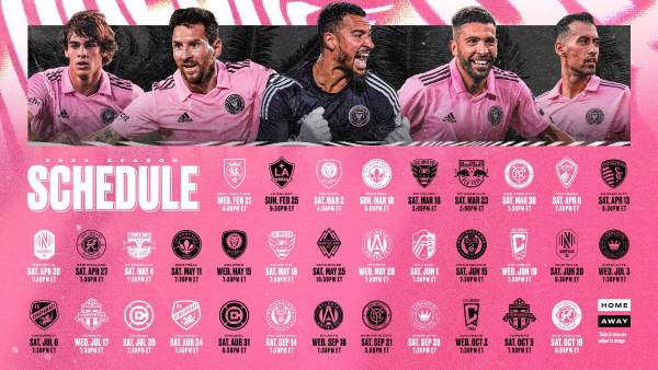 CALENDARIO DEL INTER MIAMI