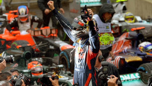 Vettel, tricampeón de la Fórmula Uno