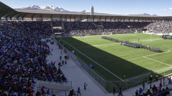 ¡Impresionante! Así es el nuevo estadio más elevado del mundo y que está en Bolivia