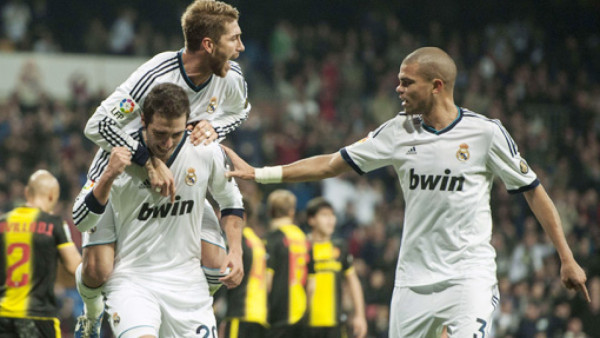 Real Madrid termina goleando al Zaragoza