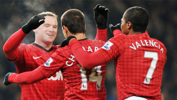 De la mano de Rooney y Chicharito, Manchester avanza en la Copa FA