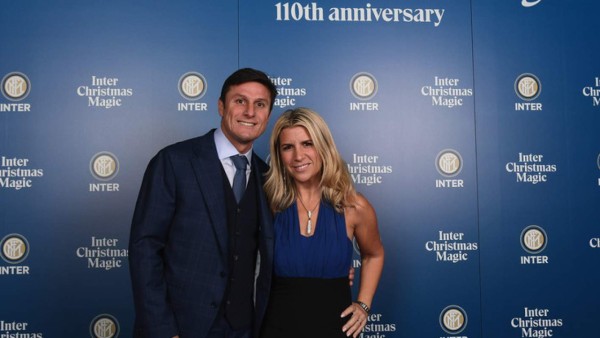 ¡De lujo! David Suazo junto a Icardi en la fiesta de Navidad del Inter de Milán