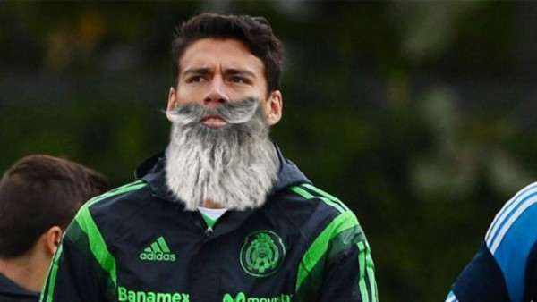 En México le ponen barbas a sus seleccionados en honor al Movember