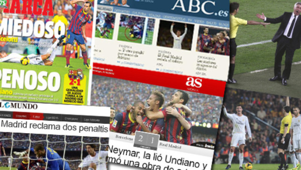 Medios de Madrid arremeten contra arbitraje del clásico