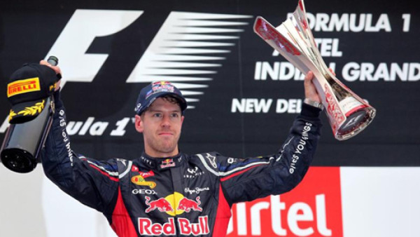 Sebastian Vettel se quedó con el Gran Premio de la India
