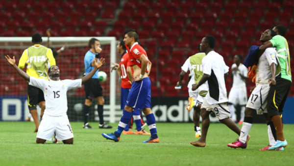 Dramática eliminación de Chile a manos de Ghana en sub-20