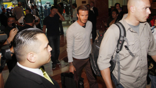 Beckham, la gran atracción en Honduras