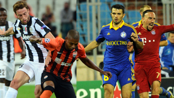 Bayern Munich y Juventus fueron sorprendidos en la Champions