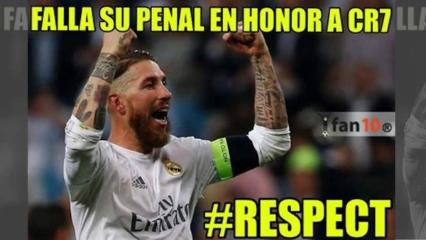 Sergio Ramos, protagonista de los memes en la derrota de España ante Croacia