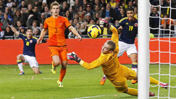 Colombia le sacó un empate a Holanda en amistoso