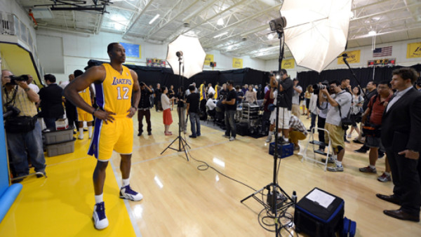 Los Lakers tuvieron su 'Media Day'