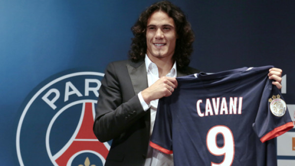 Cavani, jugador del Paris Saint Germain